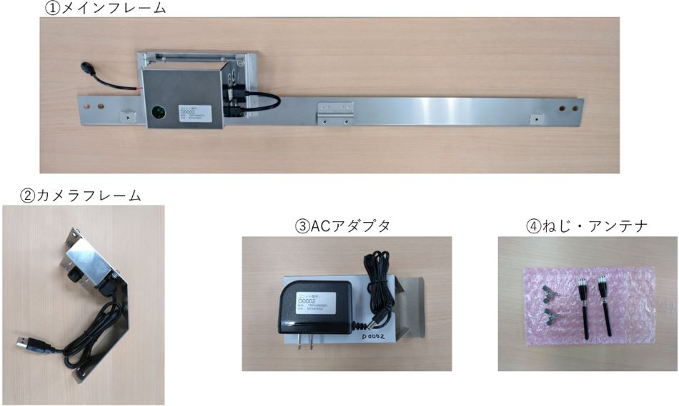 PIF‐01 同梱物