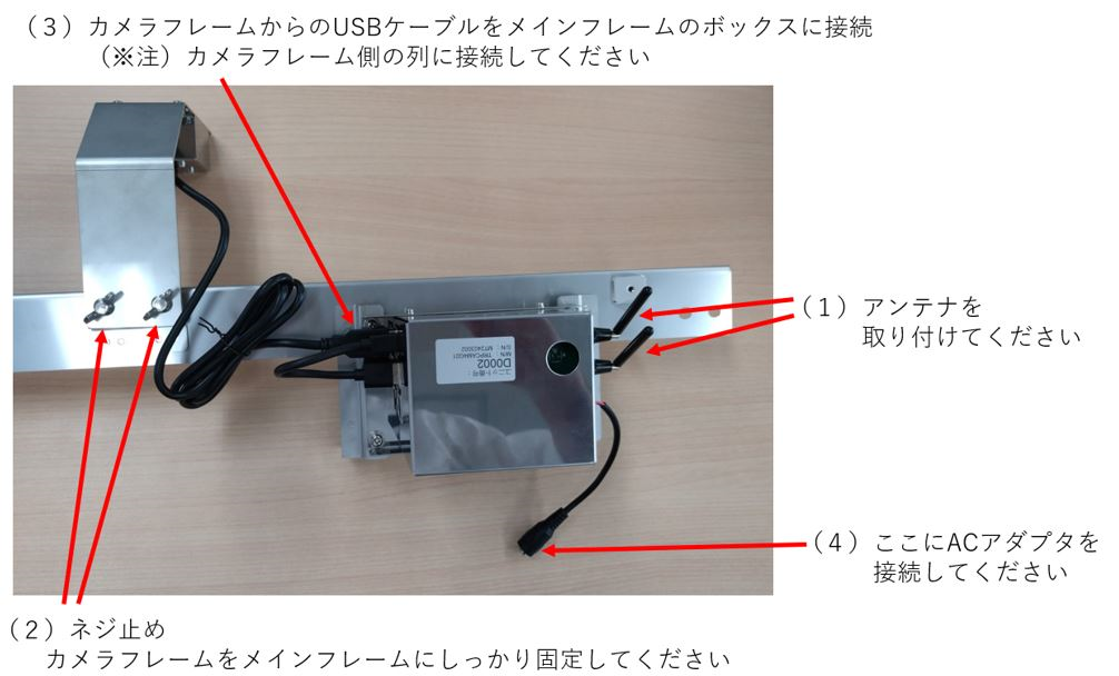 PIF‐01 取り付け準備